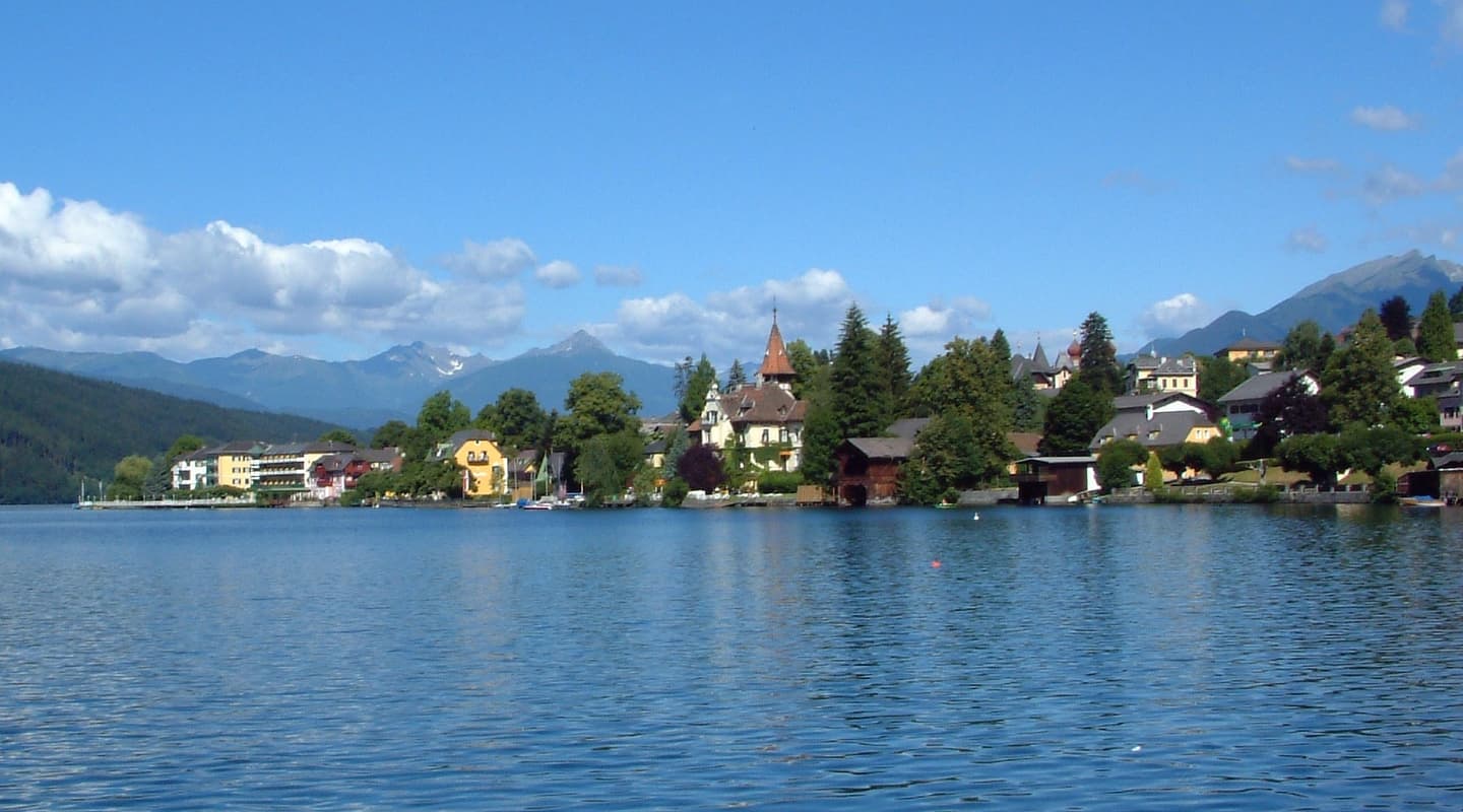 Millstatt vom Millstätter See aus gesehen